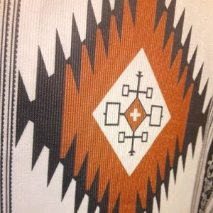 Aztec Pointed Hem Jacket - 2X